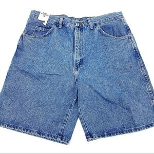Vintage Wrangler high waist denim shorts 36 NWT!